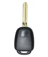 Clé de voiture à distance noire de haute qualité avec transpondeur, 2 boutons, 433 MHz, puce G/H, pile bouton pour Yaris RAV4
