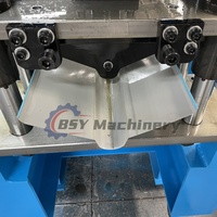 Máquina perfiladora de tejas metálicas para techos de 318 mm con control PLC, equipo para fabricar tapas de techo para materiales de construcción