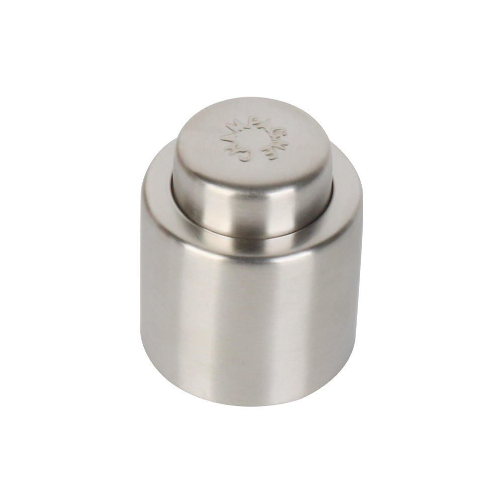 จุกปิดขวดแชมเปญสีเงินพร้อมข้อความ