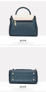 Bolso de mano informal de moda para mujer, suave, duradero, de cuero PU, cierre de cremallera, impermeable, de gran capacidad, de lujo a la moda - Product Image 5