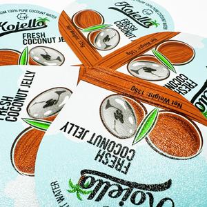 Tapa de sellado térmico, taza De Yaourt, tazas De yogur, papel De aluminio para paquete De alimentos Pp, cartón corrugado, estampado suave, 10 colores, 10000 Uds. - Product Image 6