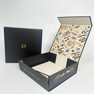 กล่องกระดาษแข็ง Wins Flying Paper Packaging แบบเรียบง่าย สีขาวด้าน สีดำ สีน้ำตาล สำหรับเครื่องสำอาง อุปกรณ์อิเล็กทรอนิกส์ ทำจากวัสดุรีไซเคิล - Product Image 2