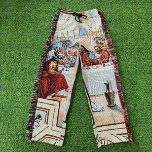 Женские тканые брюки с бахромой - Product Image 2