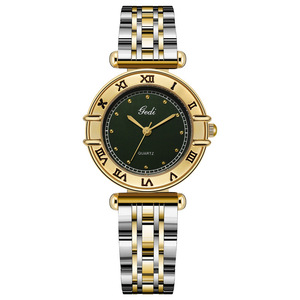Nuevo reloj de pulsera de cuarzo para mujer, de acero inoxidable sólido, de alta gama, con esfera de números romanos. - Product Image 4