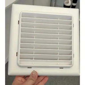 Évents carrés en plastique pour climatiseurs Grille d'aération pour conduits de plafond Diffuseur d'air Ventilation murale Sortie d'air