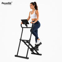 Stepper para Ejercicios en Interiores, Máquina de Ejercicios, Equipo de Ejercicio Cardiovascular, Dispositivo Cardiovascular para Quemar Grasa para Principiantes