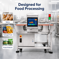 Détecteur de métaux professionnel haute précision YHR pour convoyeur de produits surgelés en acier inoxydable 304, pour fromage, fruits de mer et lait