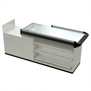 Mostrador de caja moderno Highbright sin cinta transportadora para supermercados y tiendas minoristas - Product Image 1