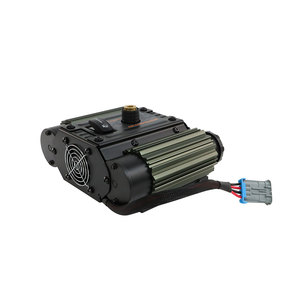 Compresseur d'air portable robuste <span class=keywords><strong>à</strong></span> double cylindre en métal pour voitures tout-terrain - DC 12V avec double moteur et kit de <span class=keywords><strong>gonflage</strong></span> - Product Image 3