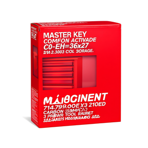 Fami Master Key Comfort C0-Eh=36x27 <b>Drawer</b> Cabinet 3 <b>Drawers</b> 714x598x1023 Mm Ruby Red Ral3003 <b>Tool</b> Storage - Product Image 2
