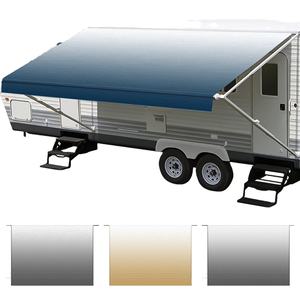Auvent rétractable personnalisé pour camping-car, <span class=keywords><strong>caravane</strong></span> manuelle, camping-car, camping-car, 100% - Product Image 4