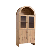 Meuble bar noir moderne avec éclairage LED, prises électriques, portes en acrylique, rangement pour vin, buffet de bar à café pour la maison