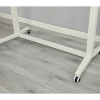 ADA Meubles Minimalisme Pneumatique Hauteur Réglable Mobile Deux Jambes Table Ordinateur Portable Bureau Avec 4 Roues Verrouillées