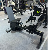 Máquina de Remo de Alta Resistencia con Ajuste de Resistencia de Aire, Entrenamiento Multimuscular con Monitor Digital para Gimnasios Comerciales