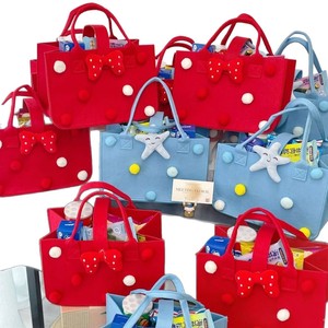 Extra Large <span class=keywords><strong>Pompon</strong></span> <span class=keywords><strong>Panier</strong></span> De Rangement Feutre Dessin Animé Animaux Pique-Nique Voyage Sac À Main Femmes Shopping Sac Fourre-Tout Sac pour Plage Stockage Cadeaux - Product Image 5