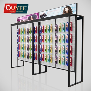 La mejor tienda de pelo decoración diseño estante cosmético góndola muebles peluca soporte de exhibición tienda de suministros de belleza - Product Image 2