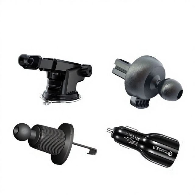 Car Phone Holder Accessories Suction Cup Base Dashboard Air Vent Hook Clip Universal Fit No Tools Installation Wholesale