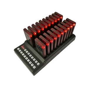 Sound/Vibrate/Flash Prompting Restaurant Guest Calling Pager Coaster Pager System - Product Image 1