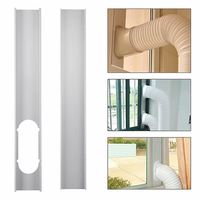 Piezas de Aire Acondicionado para el Hogar RJ al por Mayor, PVC ABS, 3 Piezas, Deflector de 55-160 cm, Interfaz de Boca Plana de 150 mm, Tubo de Escape de 2 m, Funciona con Gas