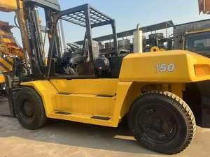 Chariot élévateur diesel Komatsu FD150 d'occasion pas cher, 15 tonnes, composants originaux du Japon, bon état, 2018-2013 - Product Image 2