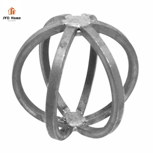 Cestas de hierro forjado cuadradas decorativas JYD de 16mm, diseño de 4 líneas para escaleras y puertas, <span class=keywords><strong>madera</strong></span> tratada a presión, <span class=keywords><strong>tipo</strong></span> Natural - Product Image 5