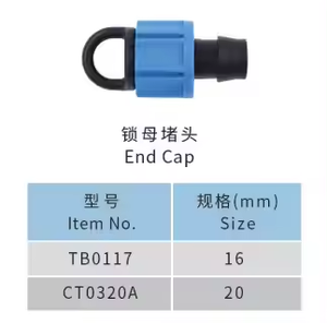 Nastro gocciolante in plastica e tappo per tubo flessibile da 16mm con tappo a goccia per agricoltura sistema di irrigazione automatica - Product Image 2