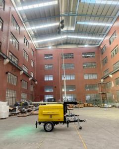 4x1000W Hướng dẫn sử dụng tháp ánh sáng quanchai Máy phát điện diesel di động chiếu sáng tháp OEM nhà máy - Product Image 4