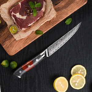 Cuchillo de carne de Damasco con mango de madera de resina Premium, cuchillo de carne de lujo, cuchillos de carne Damasco de cuchillos - Product Image 5