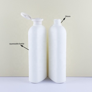 2025 400ml HDPE plastique plat pressable crème de lotion pour le corps pour la conception de bouteille de <span class=keywords><strong>vaseline</strong></span> Flip Top Cap pompe emballage bon marché - Product Image 5