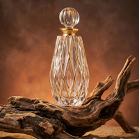 Flacon en verre scellé avec bouchon en liège pour huile d'Attar Oud, 280 ml, emballage de parfum arabe, modèle WJU141, de l'usine WANJING