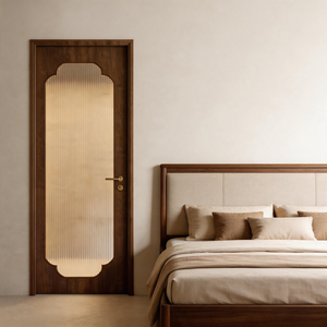 Porta Interna in Legno Composito Contemporaneo con Finitura Liscia per Casa, Villa, Hotel, Appartamento, Camera da Letto, Ingresso - Product Image 4