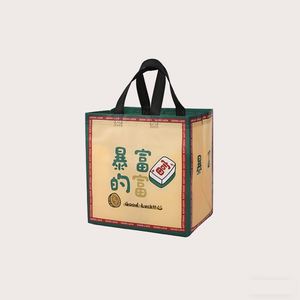 Sac isotherme en aluminium non tissé avec fermeture éclair, imperméable et anti-graisse, garde au chaud/au froid pour la livraison de repas et la restauration - Product Image 2
