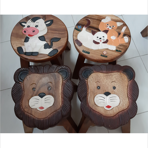 <b>Wooden</b> Stool - Product Image 2