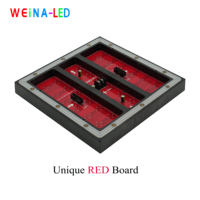 Écran de circulation extérieur haute vitesse P31.25 Module bicolore pleine couleur Affichage LED Haute luminosité 250x250mm IP65 Étanche