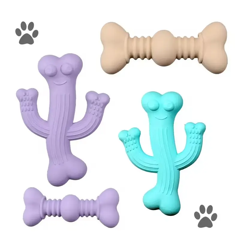 Uniperor kemik oyuncak toptan doğal kauçuk pet köpek komik oyuncaklar çiğnemek sıcak satış pet çiğnemek oyuncaklar köpekler kemik diş