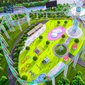 Tour d'observation en haute altitude, toboggan aquatique palpitant, plateforme en verre, balançoire aquatique, montagnes russes, acier extérieur durable - Product Image 3