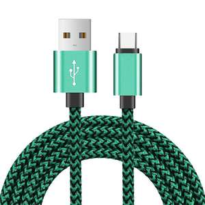 USB Đến Loại C Nylon 2 Màu Cáp Bện Cho <span class=keywords><strong>Android</strong></span> Sạc Điện Thoại Cáp Máy Tính Bảng Kết Nối Sạc Tường Và Xe Hơi - Product Image 4