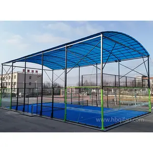 Factory Price Panoramic Padel Tennis Court With Covers