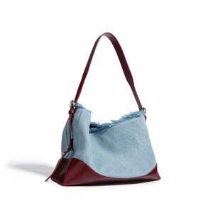 Borsa a <span class=keywords><strong>Tracolla</strong></span> Vintage di Alta Qualità per Donna, Stile Casual Bohémien in Denim, Catene Decorative, MOQ <span class=keywords><strong>Basso</strong></span>, Alla Moda con Cinghia Singola - Product Image 6