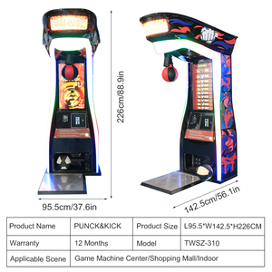 Máquina Arcade de Boxeo y Patadas Operada con Monedas, Juego de Doble Objetivo para Centros de Juego - Product Image 4