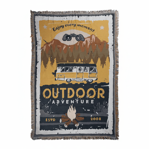 HYUGA Portable Picnic Camping Manta Algodón suave para comodidad al aire libre - Product Image 1