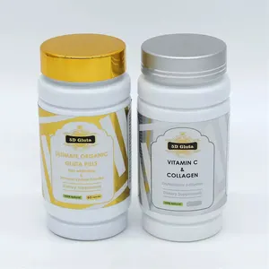 Whitening Supplement Vitamin Collagen Capsules Tablets Skin Lightening Soft Glutathione Gel Anti Aging Face Capsule Custom Logo