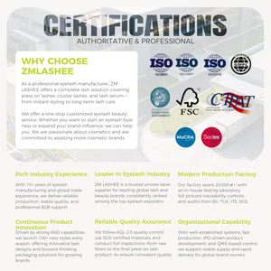 ZM 7-15 jours, cils vegan imperméables à coller, sans colle, cils en PBT coréens, cils en grappe pré-collés, kit d'extension de cils DIY - Product Image 6