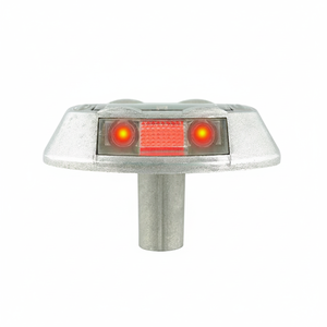 Reflector Solar LED de Alta Visibilidad para Carreteras con Anclaje, Reflector Blanco, Resistente al Agua IP68, Materiales HDPE y PC - Product Image 2