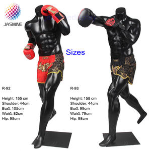 Mannequins de <span class=keywords><strong>boxe</strong></span> de sport musculaire masculin noir mat sans tête à vendre - Product Image 6