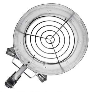 Barbecue écologique haut de gamme en acier inoxydable argenté, avec kit de démarrage rapide pour foyer et gril à charbon de bois - Product Image 4