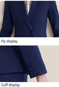 <span class=keywords><strong>Traje</strong></span> de Negocios de Dos Piezas de Alta Calidad <span class=keywords><strong>para</strong></span> Mujer, <span class=keywords><strong>Estilo</strong></span> Formal, de un Productor de Trajes Femeninos - Product Image 5