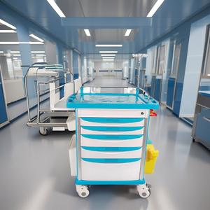 Carrito de Emergencia Médico ABS con Sistema de Bloqueo de Cajones para Hospitales, UCI y Departamentos de Emergencia - Product Image 2