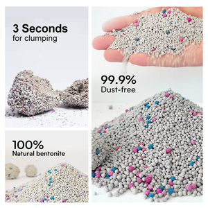 Cao Cấp Số Lượng Lớn 8Kg Hình Cầu Đất Sét Mèo Lứa 10L Clumping Bóng Bentonite Cát Cát Với Khử Mùi Các Tính Năng Arena Bentonita - Product Image 2