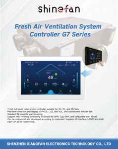 Pièces pour systèmes HVAC Contrôleur <span class=keywords><strong>de</strong></span> système <span class=keywords><strong>de</strong></span> ventilation HRV ERV Capteurs <span class=keywords><strong>de</strong></span> COV CO2 PM2.5 Contrôleur <span class=keywords><strong>de</strong></span> maison intelligente WIFI RS485 - Product Image 2